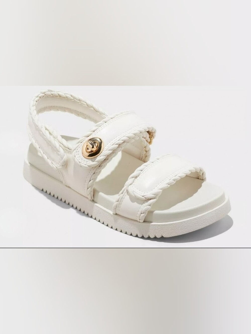 A New Day Off White/Tilly Platform Footbed Sandals
